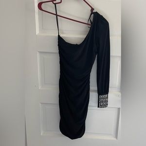 Black cocktail dress small.  New with tags